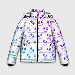 Куртка зимняя для мальчика Marshmello: Light Neon, цвет: 3D-черный