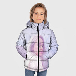 Куртка зимняя для мальчика Billie Eilish: Light Pink, цвет: 3D-черный — фото 2
