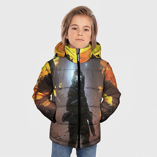 Зимняя куртка для мальчика Apex Legends: Sunrise / 3D-Черный – фото 3