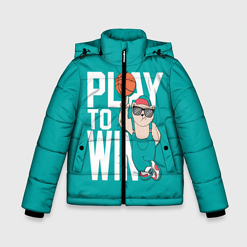 Зимняя куртка для мальчика Play to win / 3D-Светло-серый – фото 1