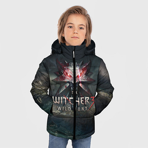 Зимняя куртка для мальчика The Witcher 3: Wild Hunt / 3D-Черный – фото 3
