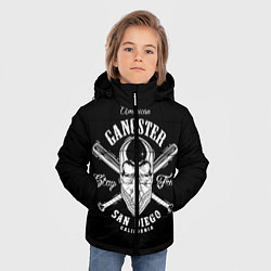 Куртка зимняя для мальчика American Gangster, цвет: 3D-черный — фото 2