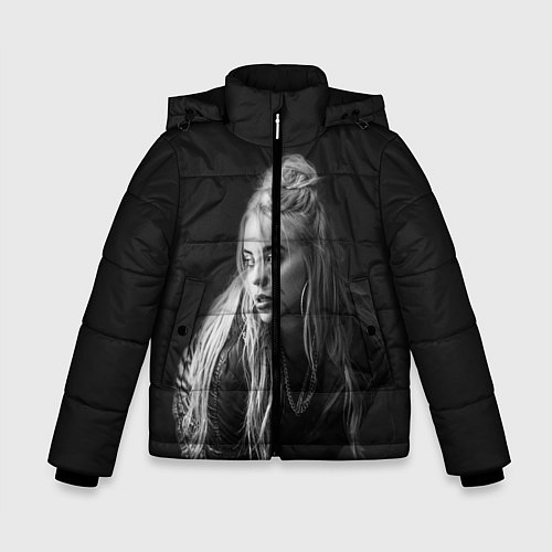 Зимняя куртка для мальчика Billie Eilish: Black Fashion / 3D-Черный – фото 1