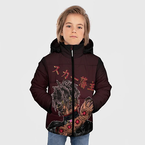 Зимняя куртка для мальчика SCARLXRD: Dark Man / 3D-Черный – фото 3