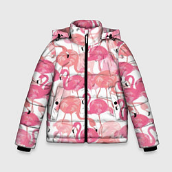 Зимняя куртка для мальчика Рай фламинго