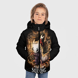 Куртка зимняя для мальчика Hollow Knight: Silksong, цвет: 3D-светло-серый — фото 2
