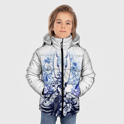 Зимняя куртка для мальчика Hollow Knight / 3D-Черный – фото 3