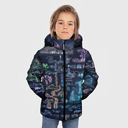 Куртка зимняя для мальчика HOLLOW KNIGHT WORLD, цвет: 3D-черный — фото 2
