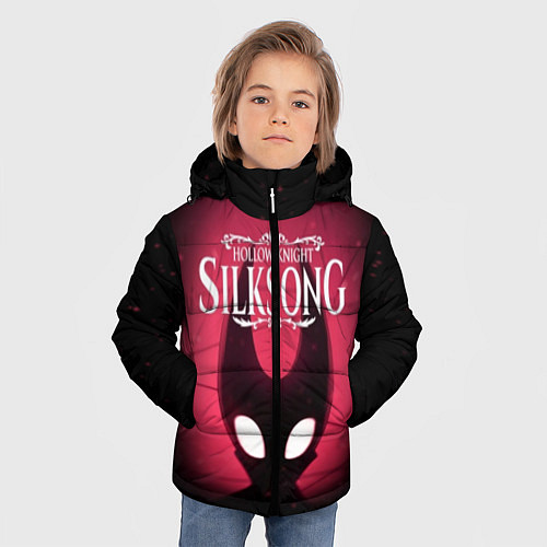 Зимняя куртка для мальчика Hollow Knight: Silksong / 3D-Черный – фото 3