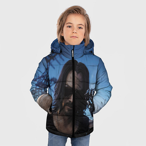 Зимняя куртка для мальчика Киану Ривз / 3D-Черный – фото 3
