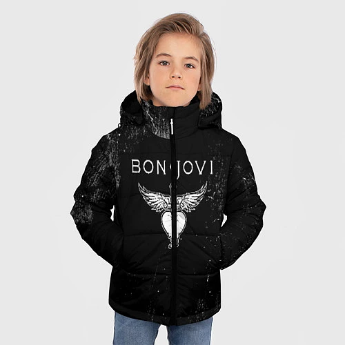 Зимняя куртка для мальчика Bon Jovi / 3D-Черный – фото 3