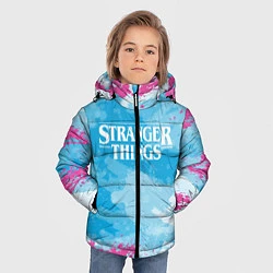 Куртка зимняя для мальчика STRANGER THINGS, цвет: 3D-черный — фото 2