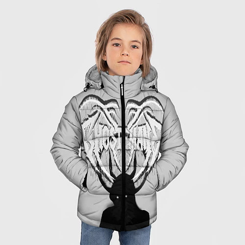 Зимняя куртка для мальчика Ghostemane / 3D-Черный – фото 3