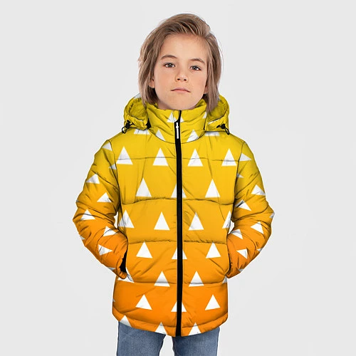 Зимняя куртка для мальчика ZENITSU ЗЕНИТСУ КИМОНО / 3D-Черный – фото 3