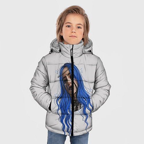 Зимняя куртка для мальчика BILLIE EILISH / 3D-Черный – фото 3