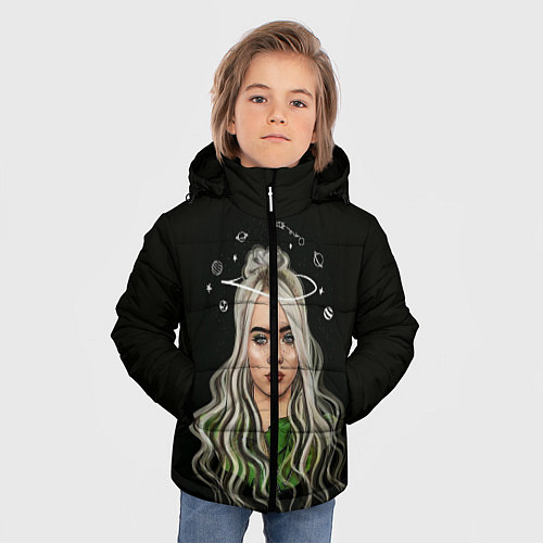 Зимняя куртка для мальчика BILLIE EILISH / 3D-Черный – фото 3