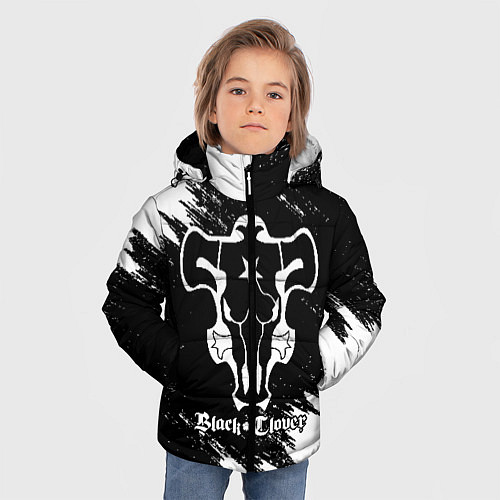 Зимняя куртка для мальчика ЧЁРНЫЙ КЛЕВЕР / 3D-Черный – фото 3