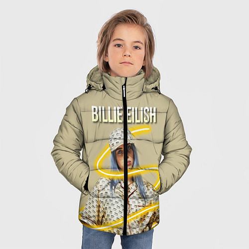 Зимняя куртка для мальчика BILLIE EILISH / 3D-Черный – фото 3