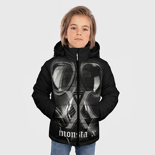 Зимняя куртка для мальчика Monsta X / 3D-Черный – фото 3