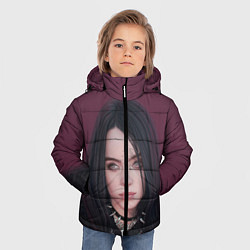 Куртка зимняя для мальчика Билли Айлиш, цвет: 3D-красный — фото 2