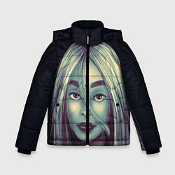 Куртка зимняя для мальчика Billie Eilish, цвет: 3D-черный