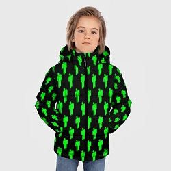 Куртка зимняя для мальчика Billie Eilish: Acid Pattern, цвет: 3D-черный — фото 2