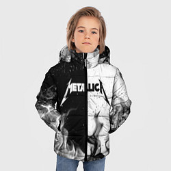 Куртка зимняя для мальчика METALLICA, цвет: 3D-светло-серый — фото 2