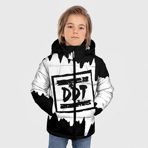 Зимняя куртка для мальчика ДДТ / 3D-Черный – фото 3