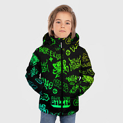 Куртка зимняя для мальчика BILLIE EILISH: Grunge Graffiti, цвет: 3D-черный — фото 2
