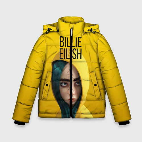 Зимняя куртка для мальчика BILLIE EILISH: Yellow Girl / 3D-Светло-серый – фото 1