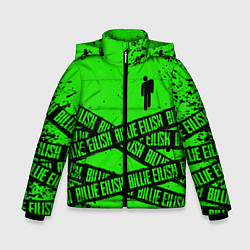 Зимняя куртка для мальчика BILLIE EILISH: Green & Black Tape