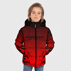 Куртка зимняя для мальчика Cyberpunk 2077: Red Techno, цвет: 3D-черный — фото 2