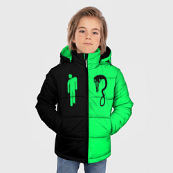 Куртка зимняя для мальчика BILLIE EILISH: Blohsh & Ghoul, цвет: 3D-черный — фото 2