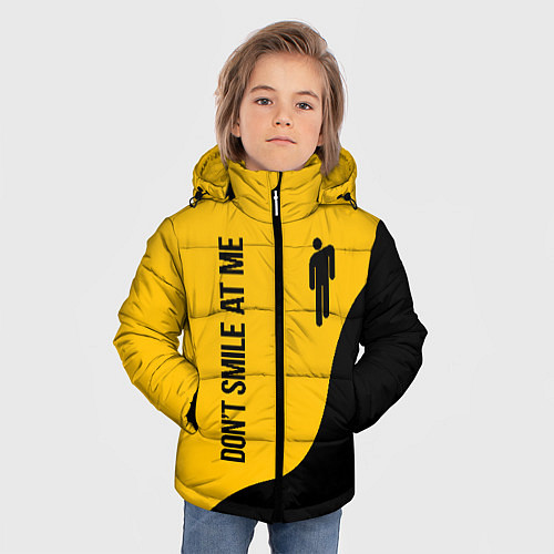 Зимняя куртка для мальчика BILLIE EILISH: Don't Smile / 3D-Черный – фото 3