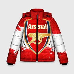 Куртка зимняя для мальчика Arsenal, цвет: 3D-черный