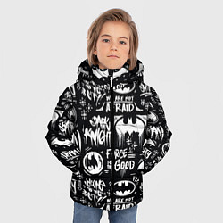 Куртка зимняя для мальчика Batman цвета 3D-черный — фото 2