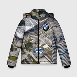 Куртка зимняя для мальчика BMW city, цвет: 3D-черный