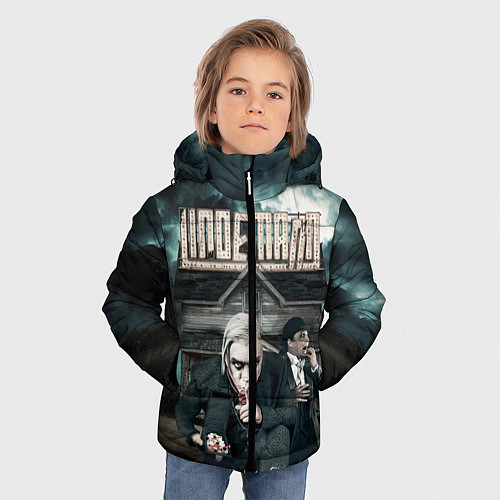 Зимняя куртка для мальчика LINDEMANN: Skills in Pills / 3D-Черный – фото 3