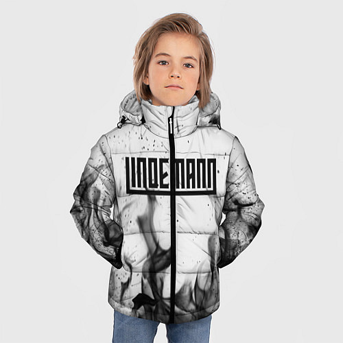 Зимняя куртка для мальчика LINDEMANN: Black Fire / 3D-Красный – фото 3