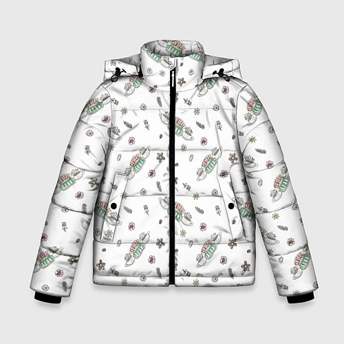 Зимняя куртка для мальчика Central Perk / 3D-Светло-серый – фото 1