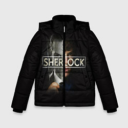 Куртка зимняя для мальчика Sherlock, цвет: 3D-черный