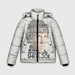 Куртка зимняя для мальчика Sherlock, цвет: 3D-светло-серый
