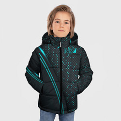 Куртка зимняя для мальчика Mass Effect N7, цвет: 3D-черный — фото 2