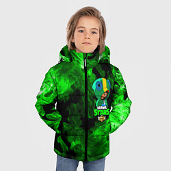 Куртка зимняя для мальчика Brawl Stars LEON, цвет: 3D-красный — фото 2
