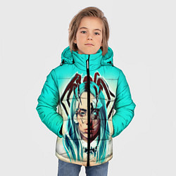 Куртка зимняя для мальчика BILLIE EILISH, цвет: 3D-черный — фото 2