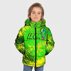 Куртка зимняя для мальчика Brawl Stars leon, цвет: 3D-черный — фото 2