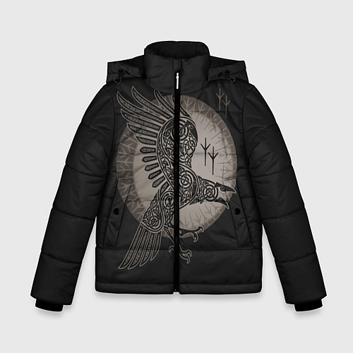 Зимняя куртка для мальчика Vikings / 3D-Светло-серый – фото 1