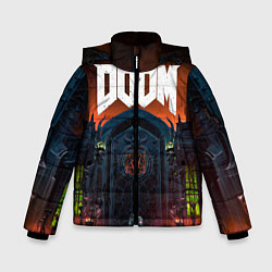 Куртка зимняя для мальчика DOOM - Hellgate, цвет: 3D-черный