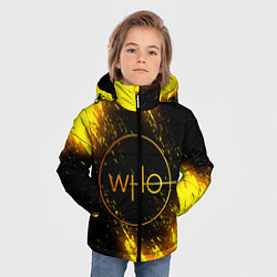 Куртка зимняя для мальчика DOCTOR WHO, цвет: 3D-красный — фото 2