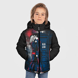 Куртка зимняя для мальчика Doctor Who, цвет: 3D-светло-серый — фото 2